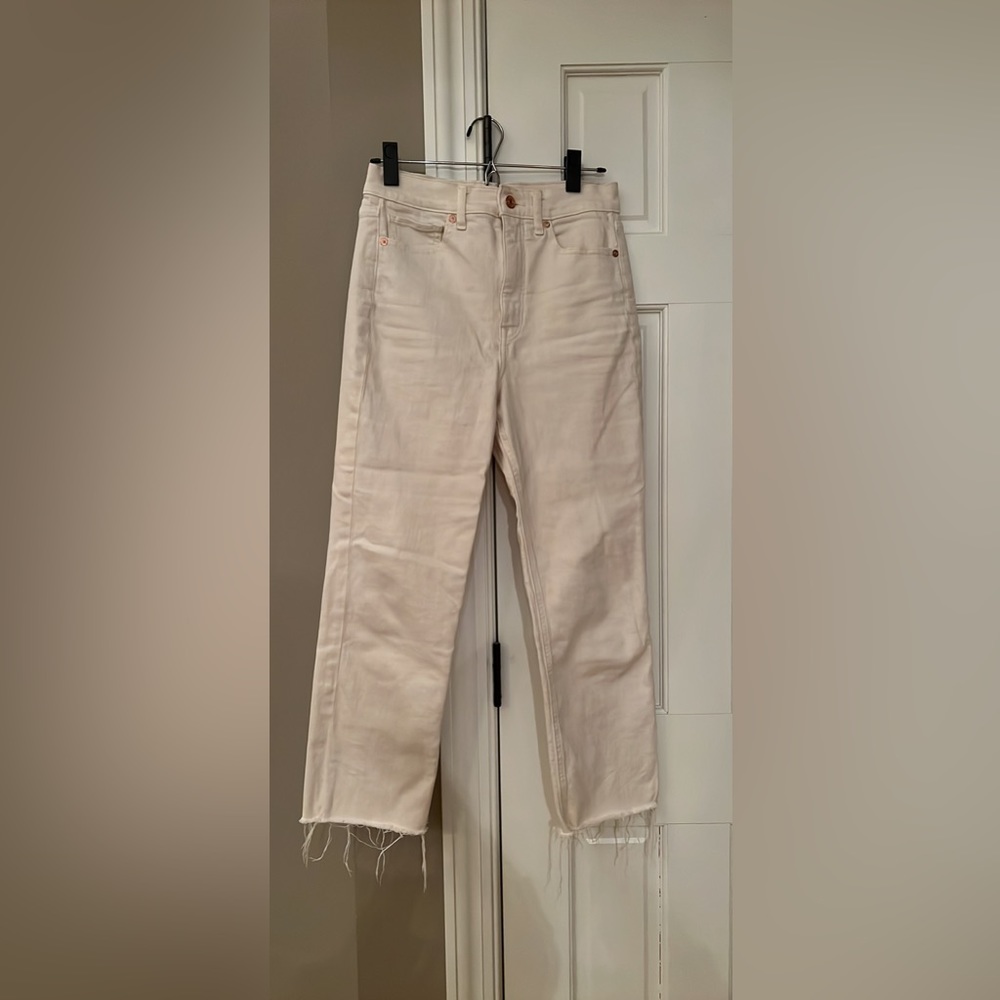 Express high waist straight jeans size 4